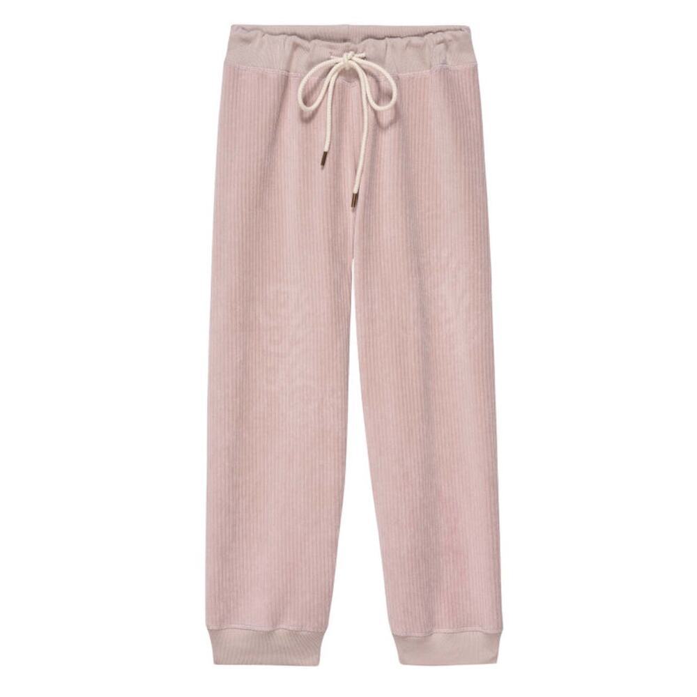The Great Corduroy Lantern Sweat Pant Joggers in Pale Pink Sz S